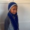 Boys In Blue Beanie and Scarf
