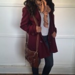 Vintage Rose Ruffle Scarf and Slouchy Beanie - Image 2